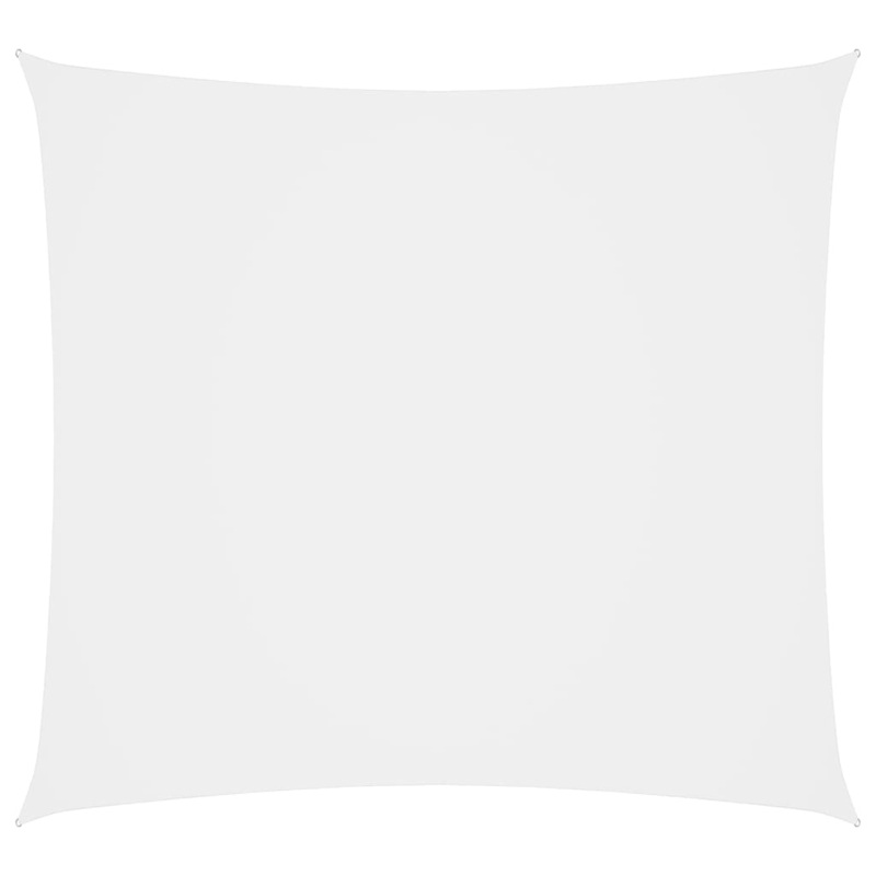 Berkfield Sunshade Sail Oxford Fabric Square 2.5×2.5 m White