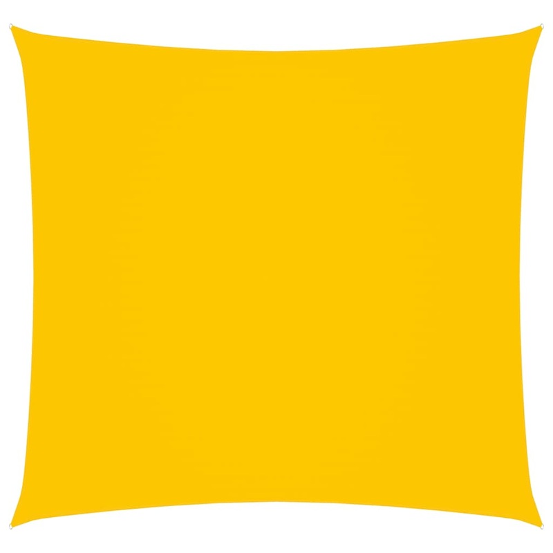 Berkfield Sunshade Sail Oxford Fabric Square 6×6 m Yellow