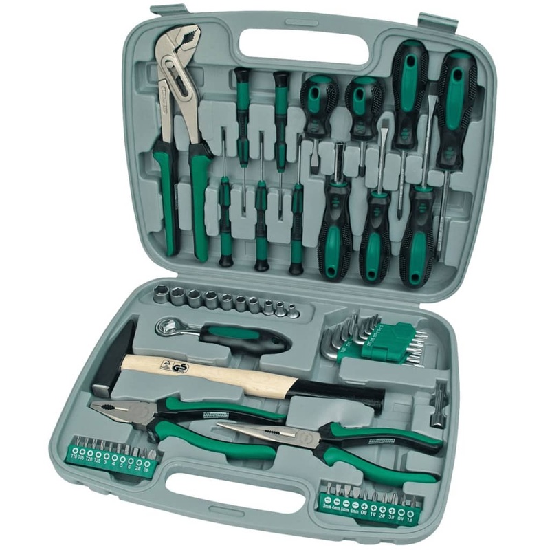 Br__der Mannesmann 57 Piece Tool Set Green 29057