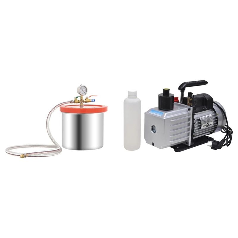 Berkfield Vacuum Chamber with 2-stage Pump 7.4 L