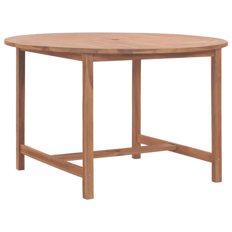 Berkfield Garden Table 120×76 cm Solid Teak Wood