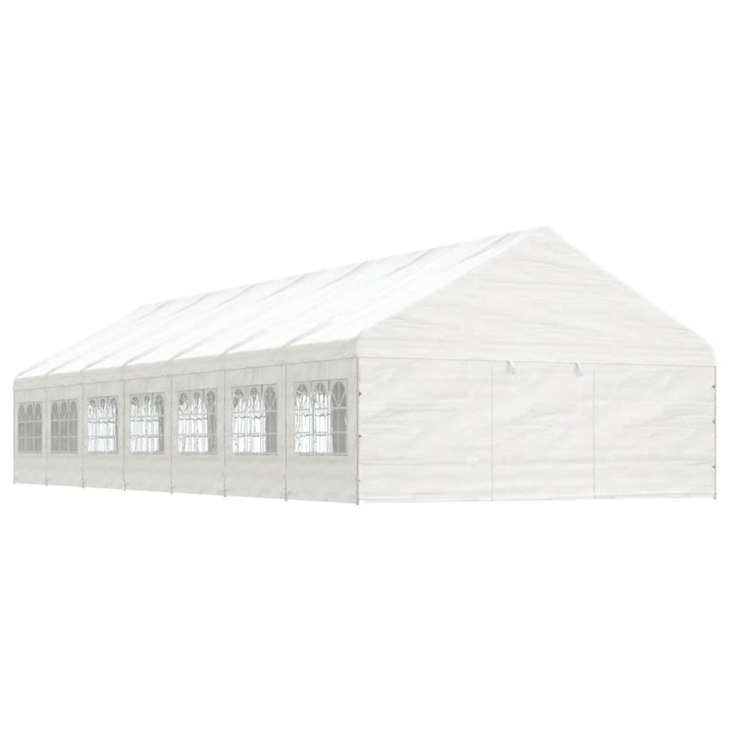 Berkfield Gazebo with Roof White 15.61×5.88×3.75 m Polyethylene