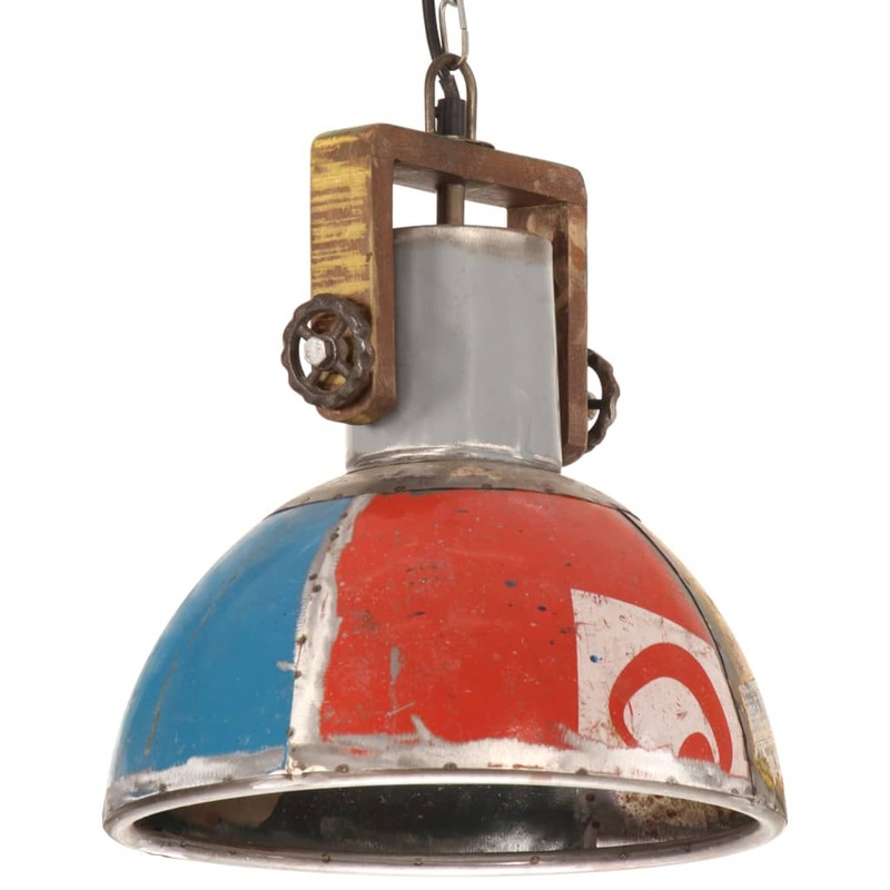 Berkfield Industrial Hanging Lamp 25 W Multicolour Round 30 cm E27