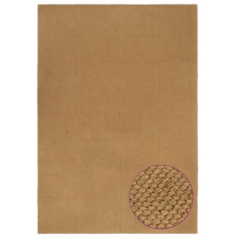Berkfield Runner Rug 80×300 cm Jute Rectangular