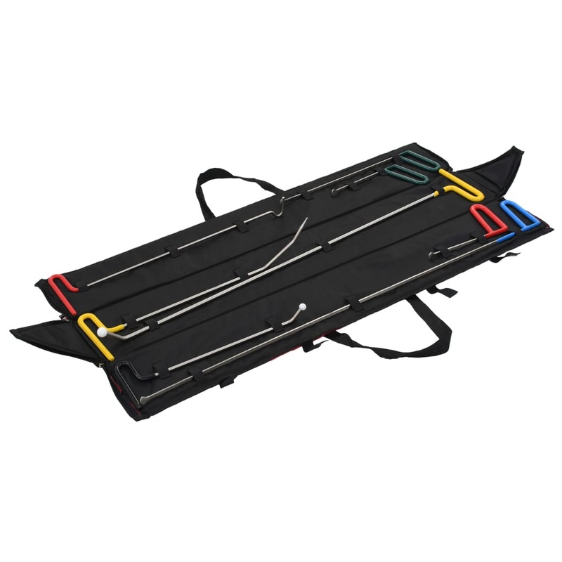 Berkfield 8 Piece Dent Repair Set for Paintless Dent Repair Stainless Steel