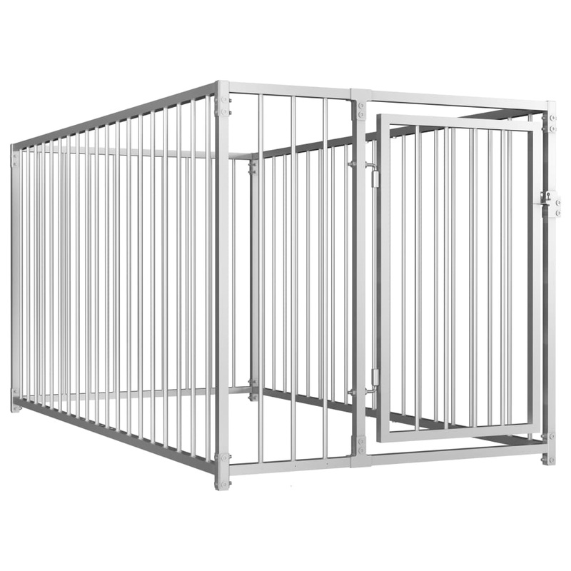 Berkfield Outdoor Dog Kennel 100x200x100 cm