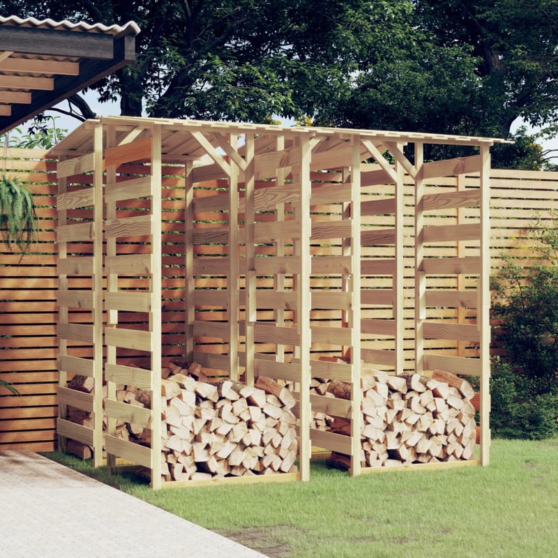 Berkfield Pergolas with Roofs 4 pcs 100x90x200 cm Impregnated Pinewood