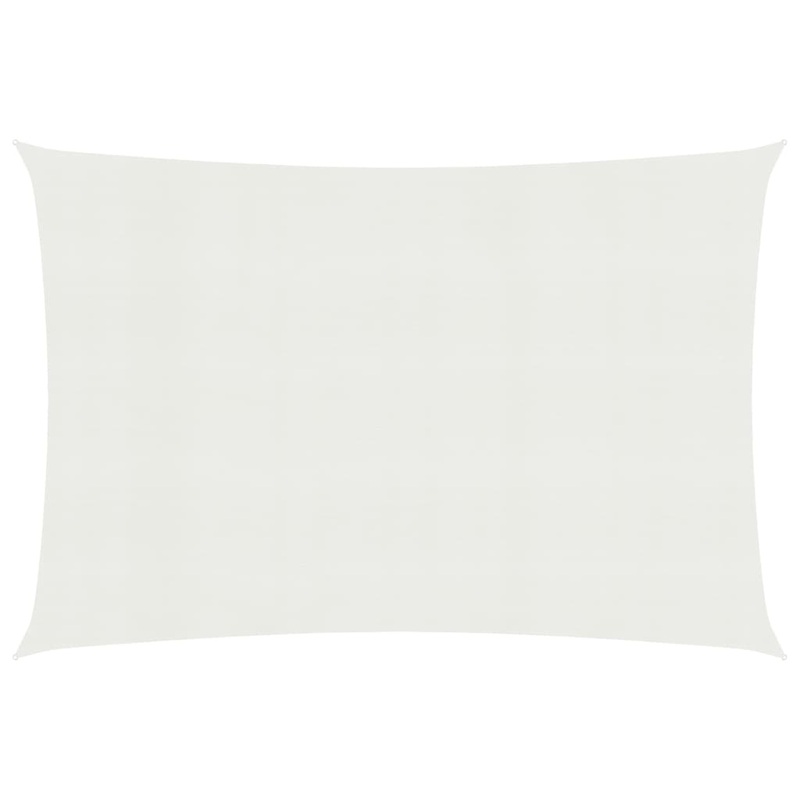 Berkfield Sunshade Sail 160 g/m__ White 6×8 m HDPE