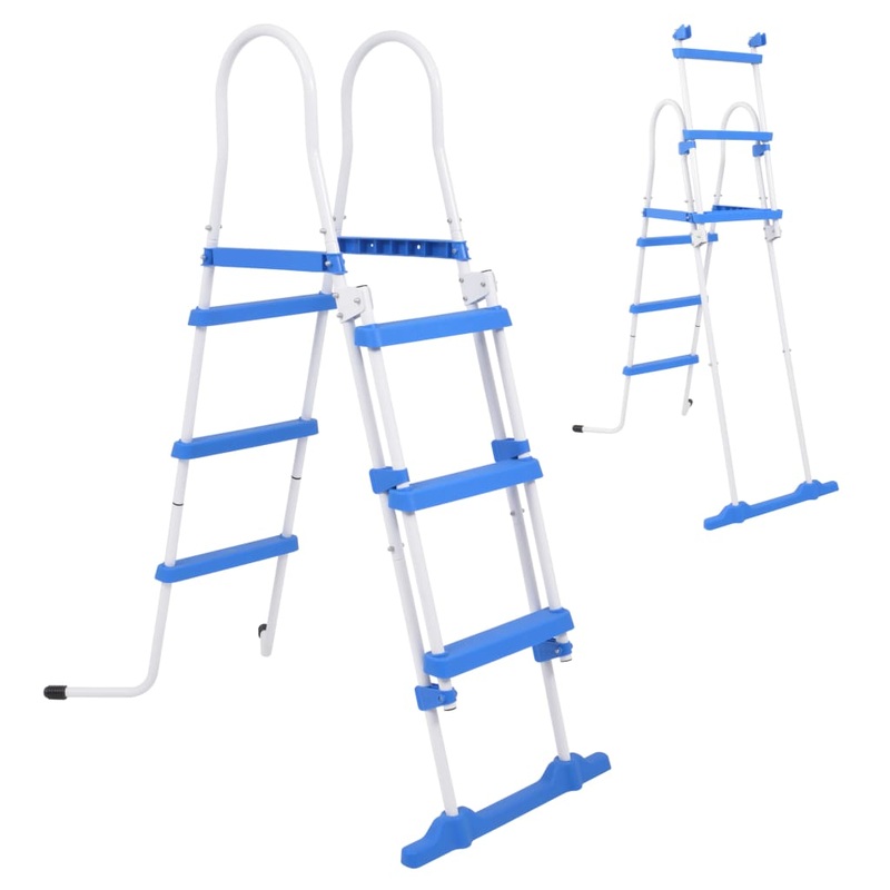 Berkfield Above-Ground Pool Safety Ladder with 3 Steps 107 cm