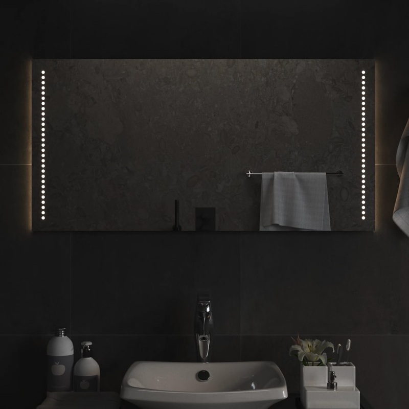 Berkfield LED Bathroom Mirror 50×100 cm