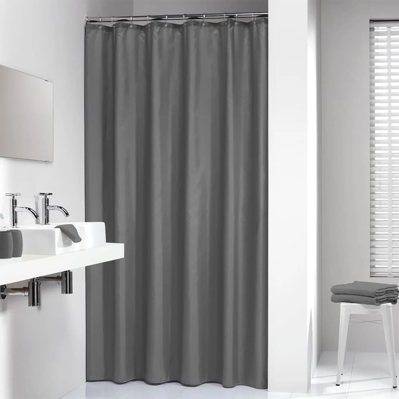 Sealskin Shower Curtain Madeira 240×200 cm Grey