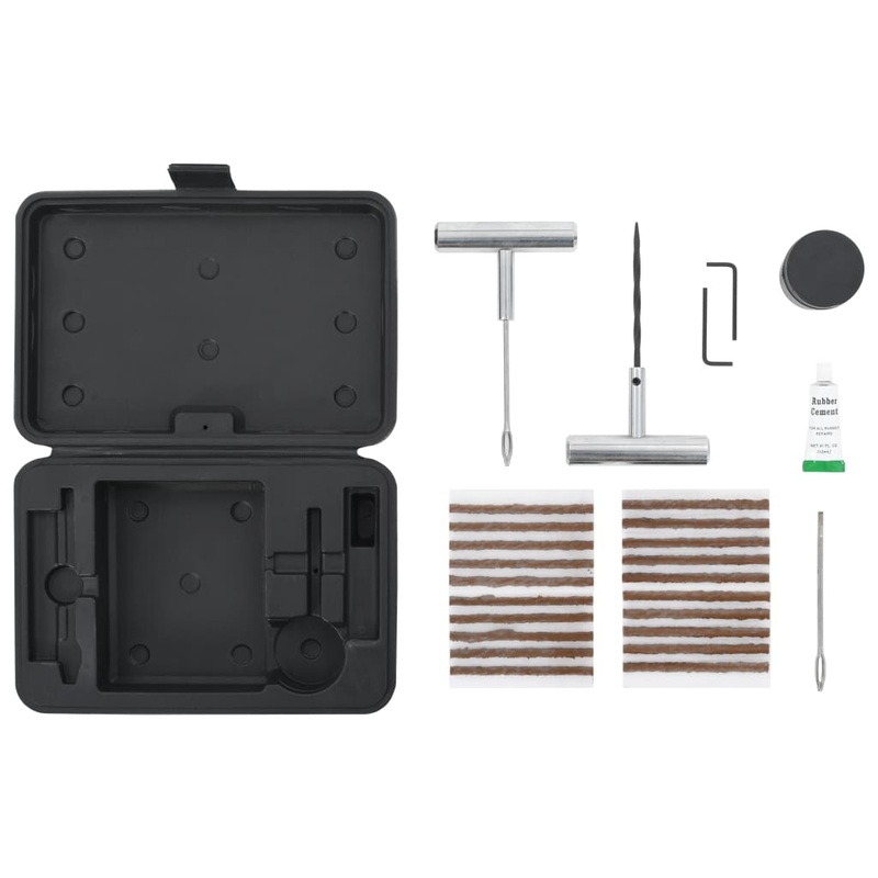 Berkfield 27 Piece Car Tire Repair Kit