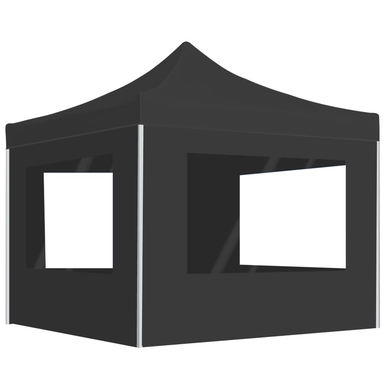 Berkfield Professional Folding Party Tent with Walls Aluminium 3×3 m Anthracite