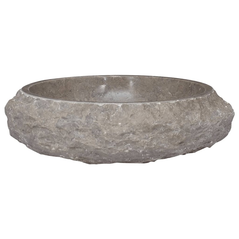 Berkfield Sink Grey 40×12 cm Marble
