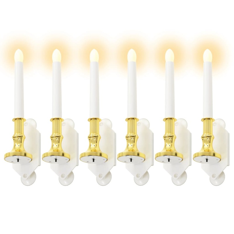 Berkfield Solar Candles 6 pcs LED Lights Warm White
