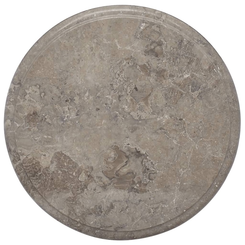 Berkfield Table Top Grey 40×2.5 cm Marble