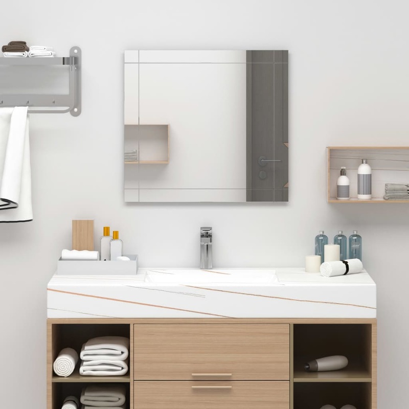 Berkfield Wall Mirror 80×60 cm Glass