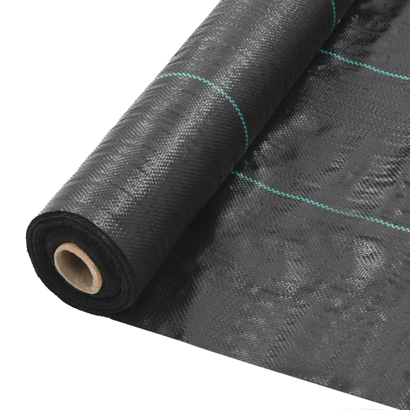Berkfield Weed & Root Control Mat PP 1×25 m Black