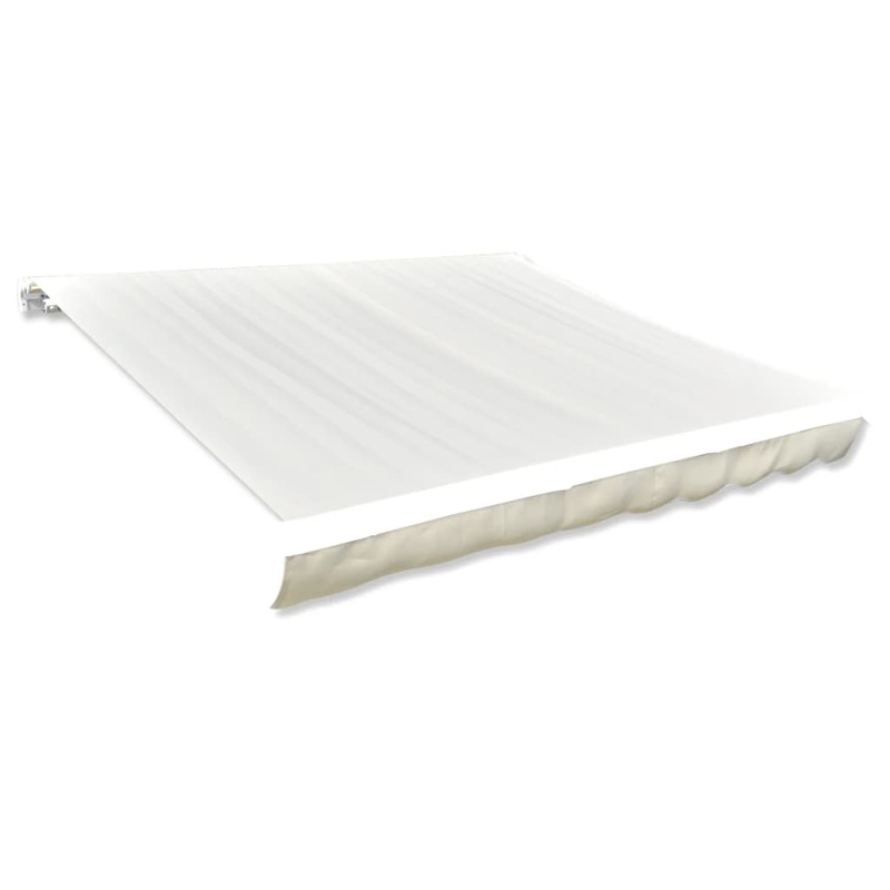 Berkfield Awning Top Sunshade Canvas Cream 4 x 3 m