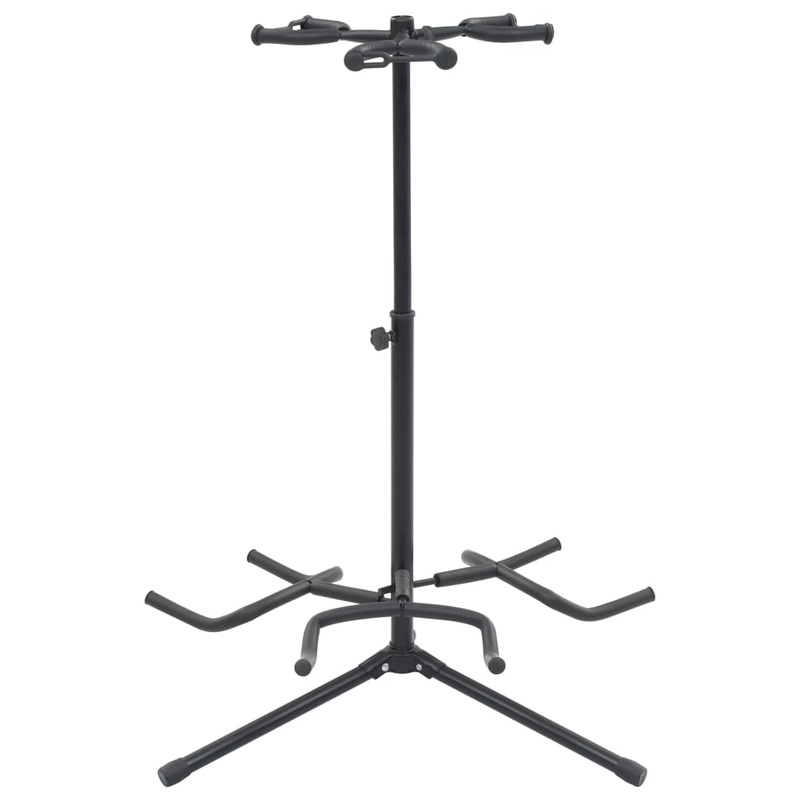 Berkfield Guitar Stand Black Steel