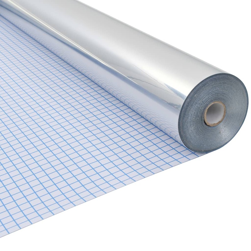 Berkfield Reflective Mirror Privacy Film Self-Adhesive 0.9×20 m