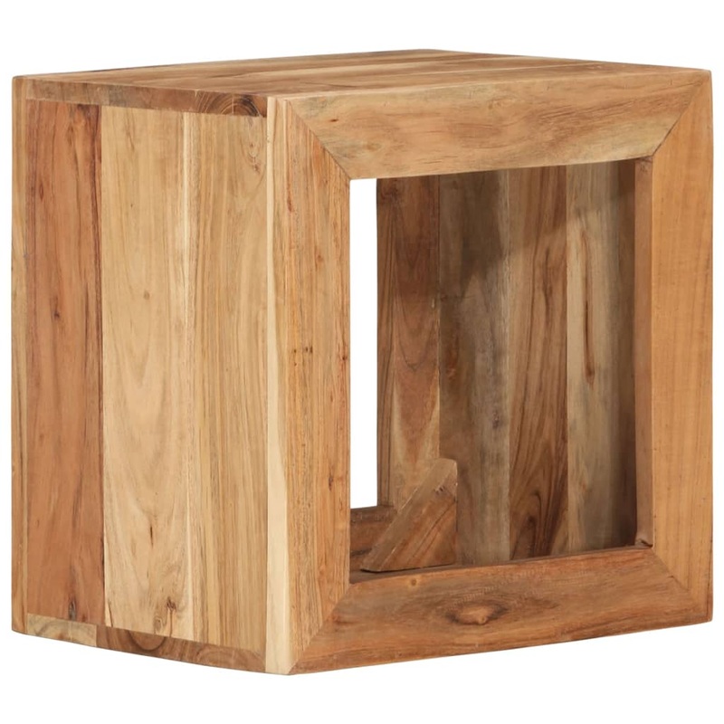 Berkfield Stool 40x30x40 cm Solid Wood Acacia