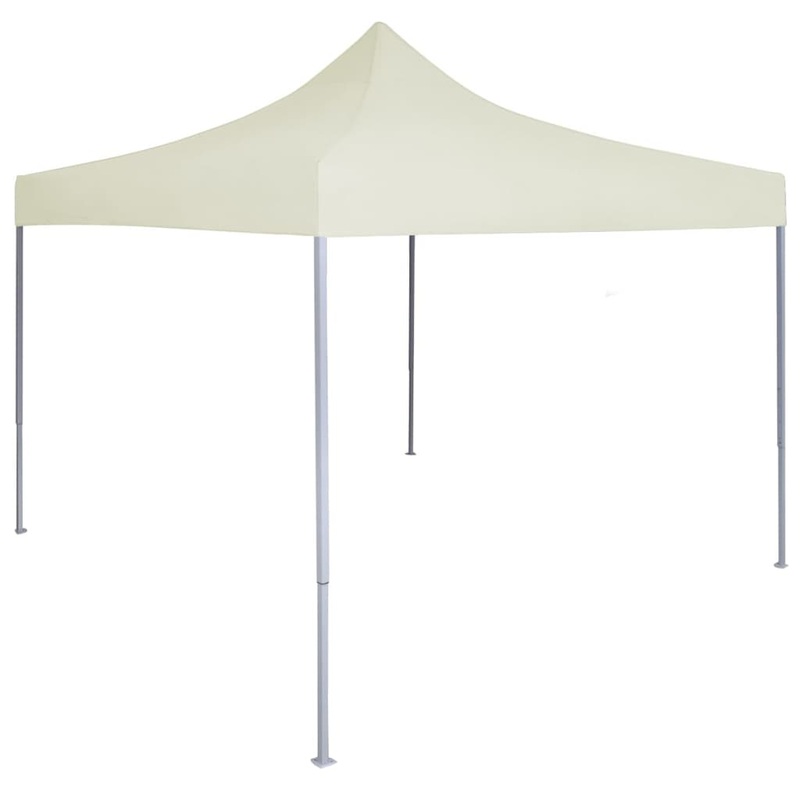 Berkfield Professional Folding Party Tent 2×2 m Steel Cream