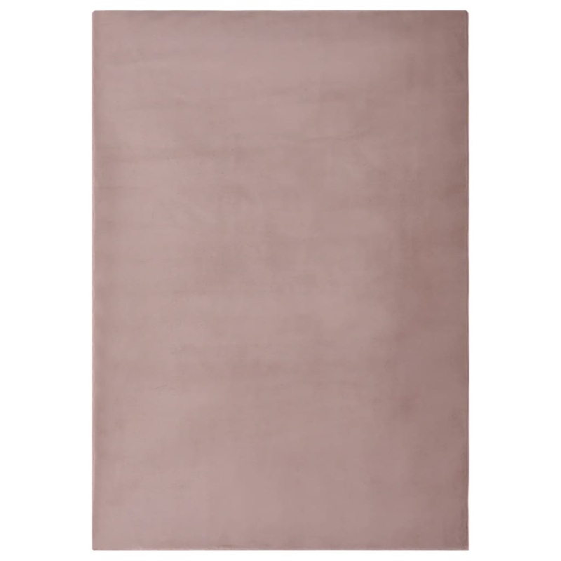 Berkfield Rug Faux Rabbit Pelt 200×300 cm Old Pink