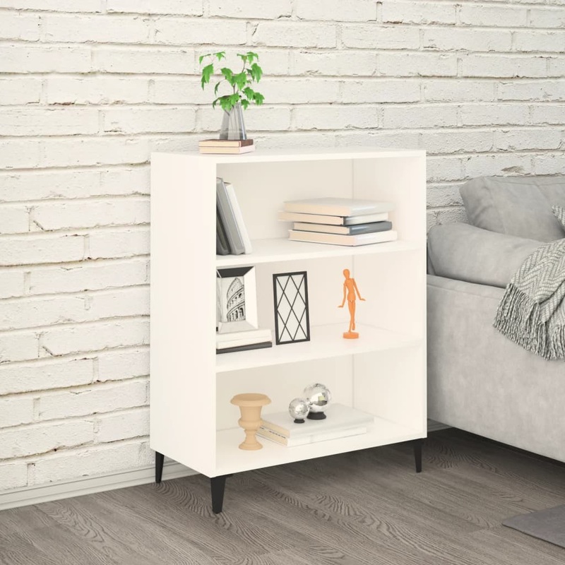 Berkfield Sideboard White 69.5×32.5×90 cm Engineered Wood