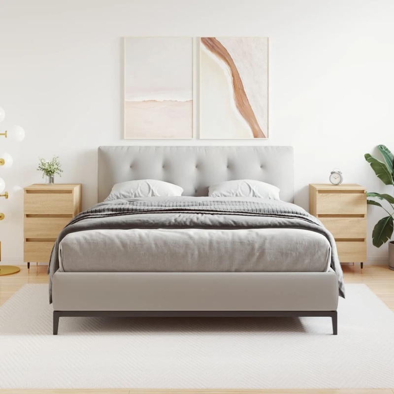 Berkfield Bedside Cabinets 2 pcs Sonoma Oak 40x35x69 cm Engineered Wood