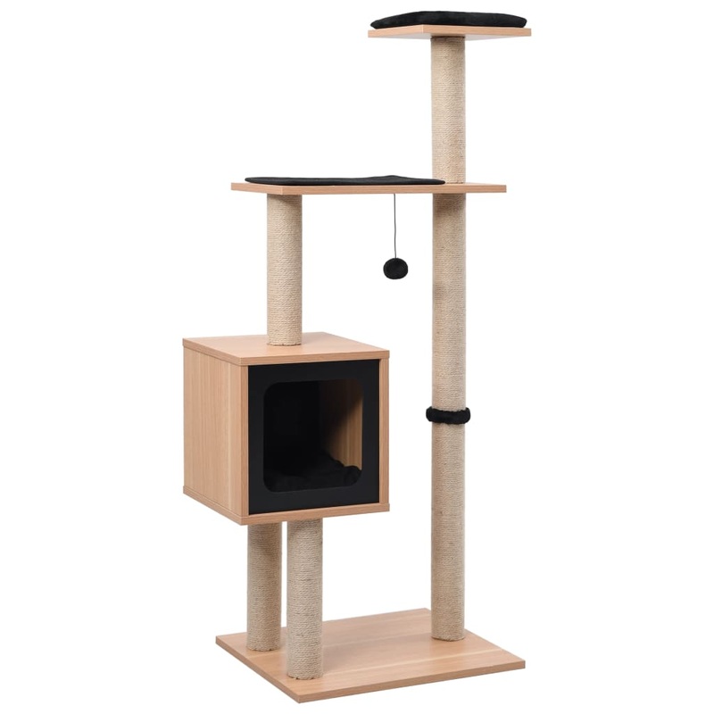 Berkfield Cat Tree with Sisal Scratching Mat 123 cm
