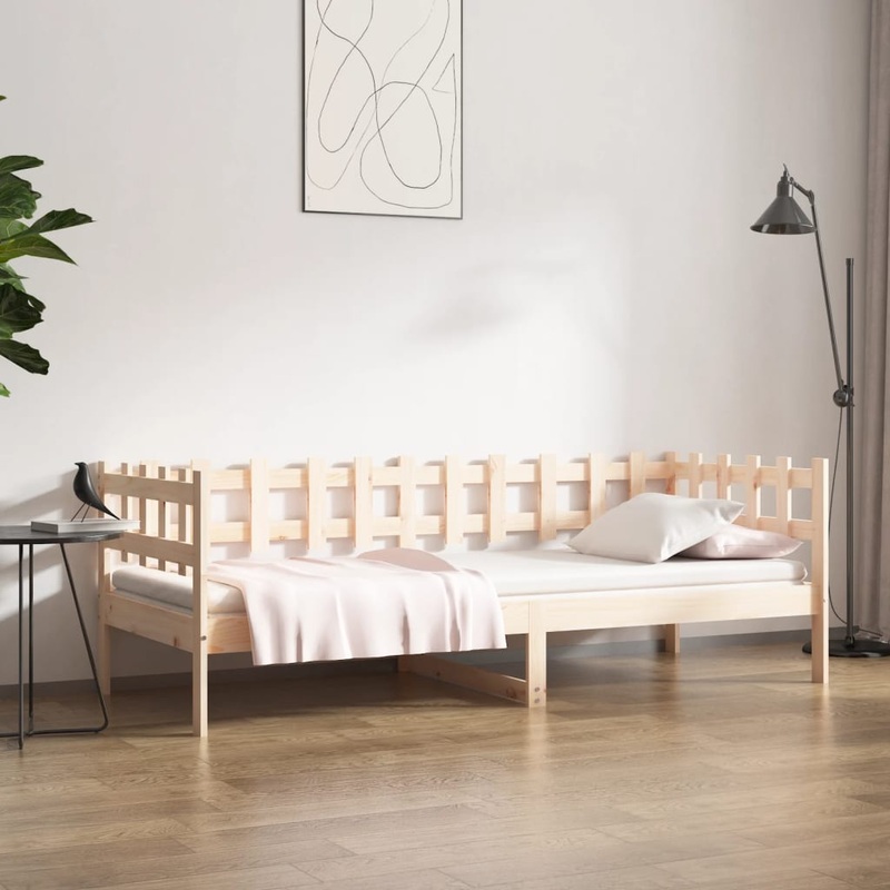 Berkfield Day Bed 90×190 cm Solid Wood Pine