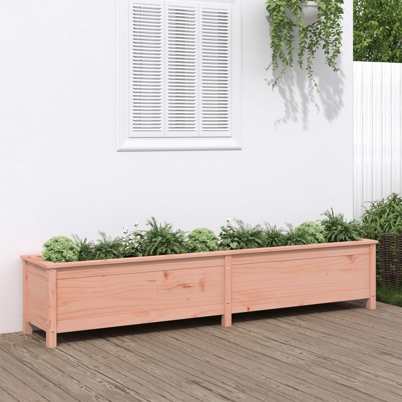 Berkfield Garden Raised Bed 199.5x40x39 cm Solid Wood Douglas
