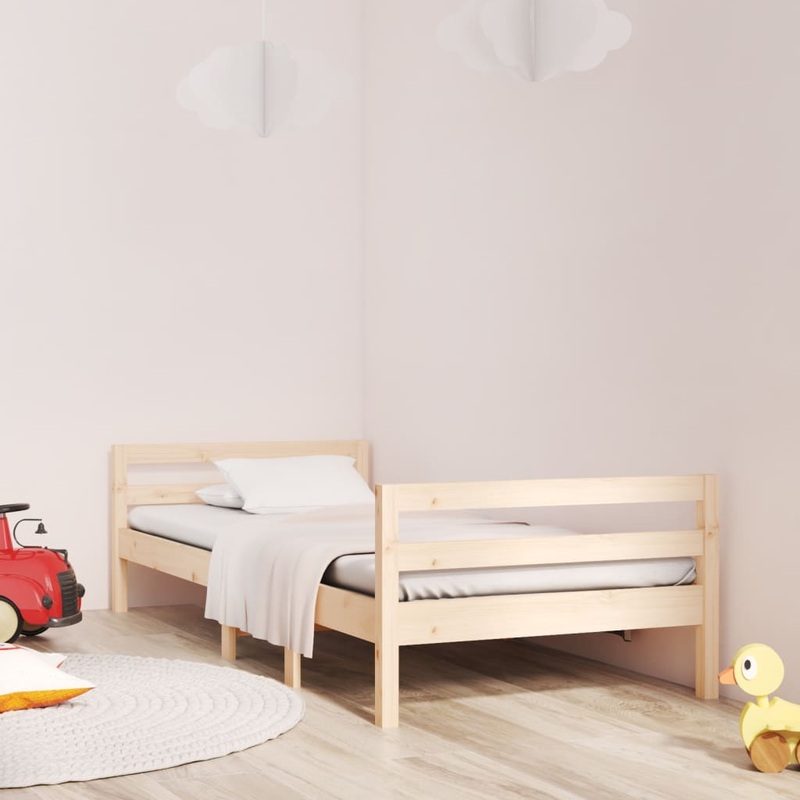 Berkfield Bed Frame 80×200 cm Solid Wood Pine