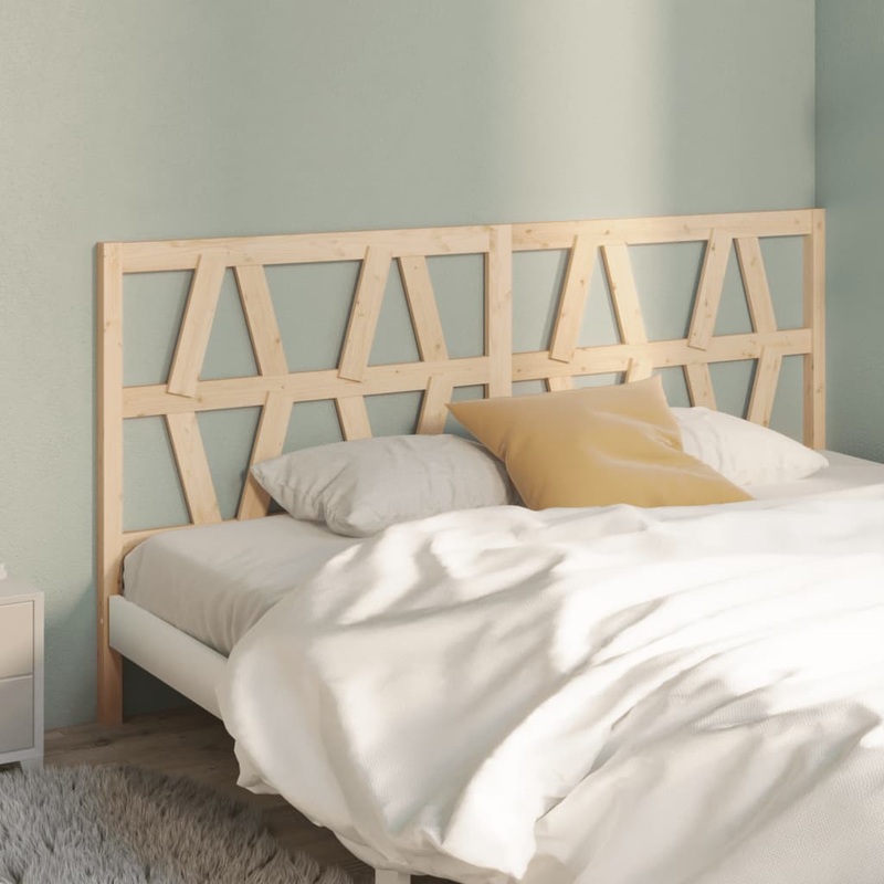 Berkfield Bed Headboard 186x4x100 cm Solid Wood Pine