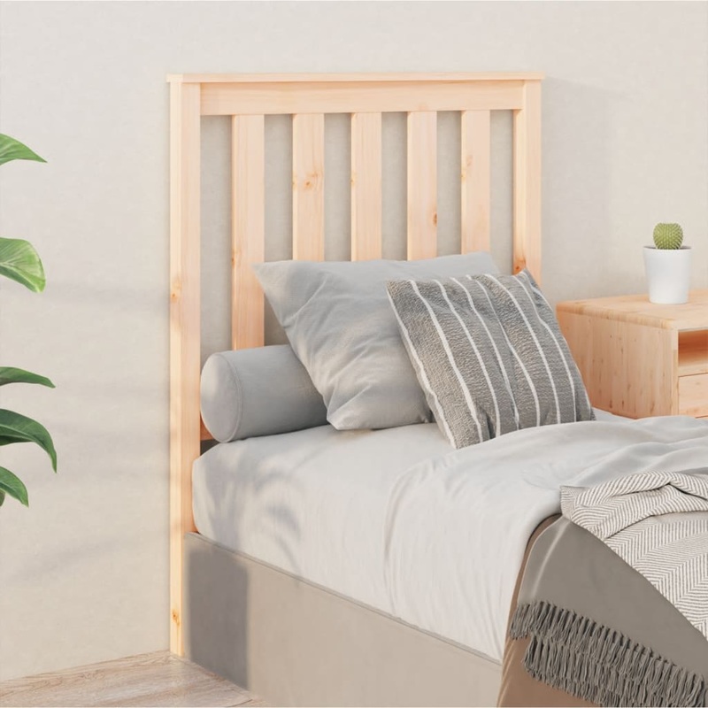 Berkfield Bed Headboard 81x6x101 cm Solid Wood Pine