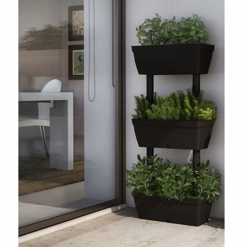 Berkfield Garden Planter 6 pcs 100 cm Anthracite