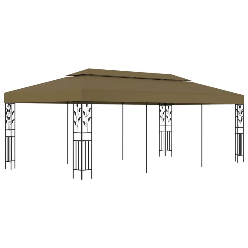 Berkfield Gazebo 6×3 m Taupe 180 g/m__
