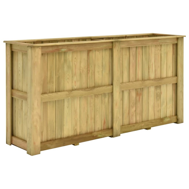 Berkfield Raised Bed 196x50x100 cm Impregnated Pinewood
