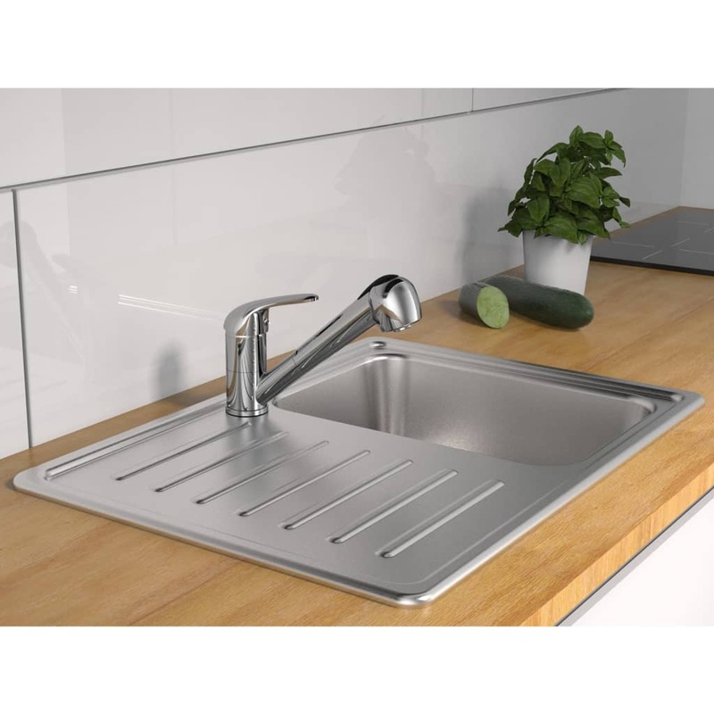 SCHTTE Sink Mixer with Pull-out Spray FALCON Chrome