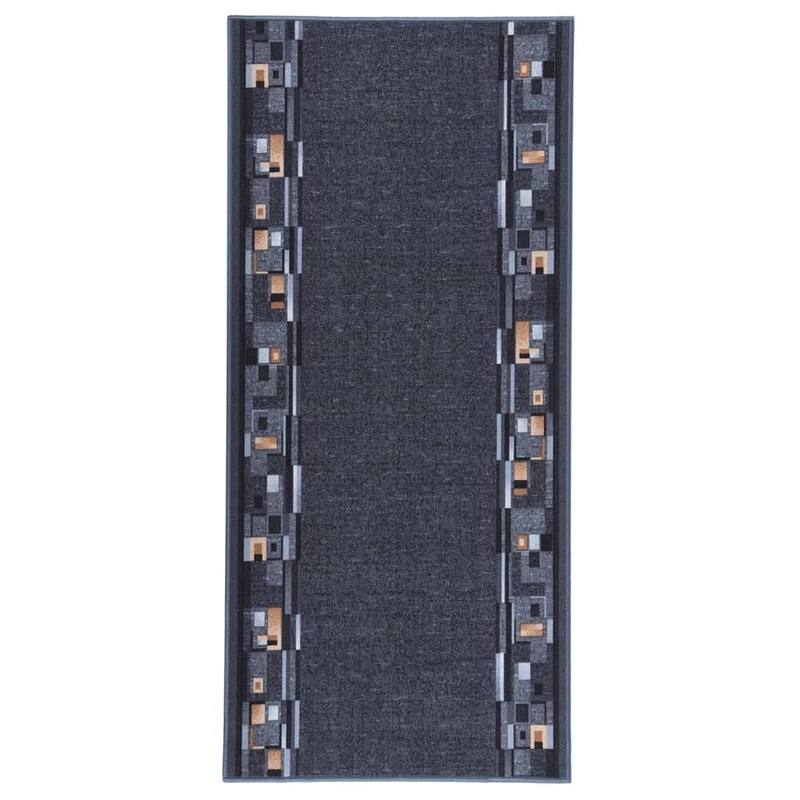 Berkfield Carpet Runner Anthracite 67×150 cm Anti Slip