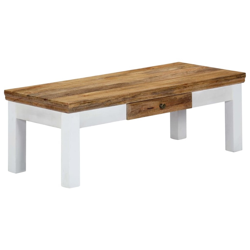 Berkfield Coffee Table 110x50x40 cm Solid Mango Wood