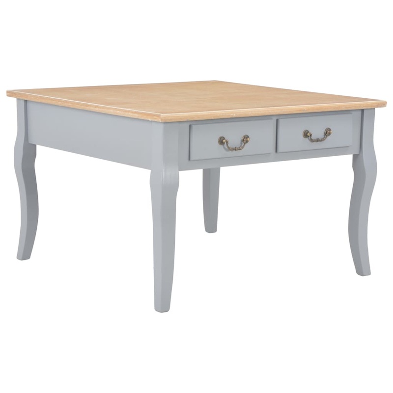 Berkfield Coffee Table Grey 80x80x50 cm Wood