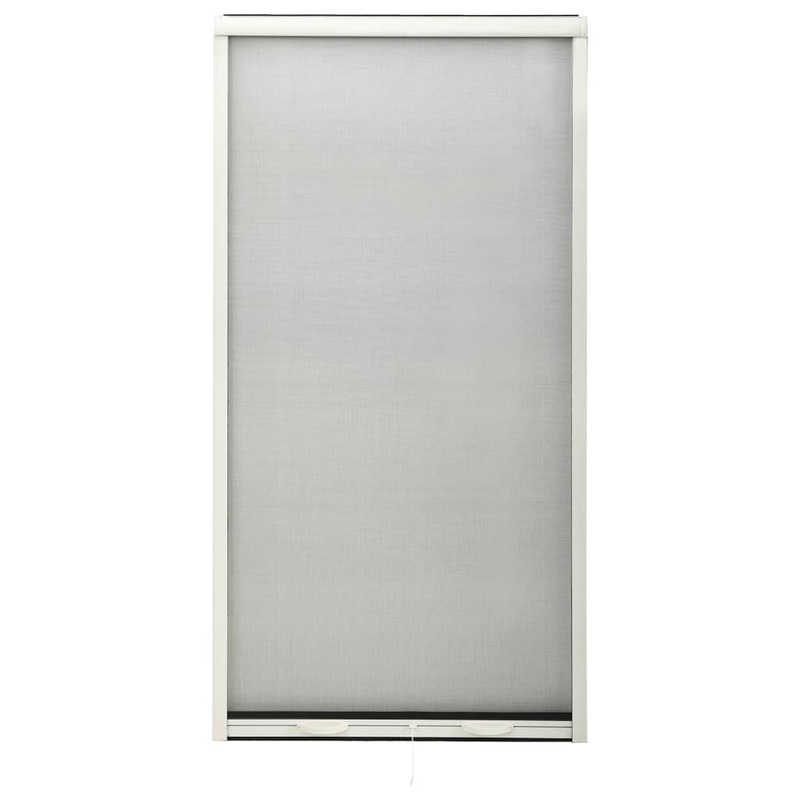 Berkfield Roll down Insect Screen for Windows White 90×170 cm