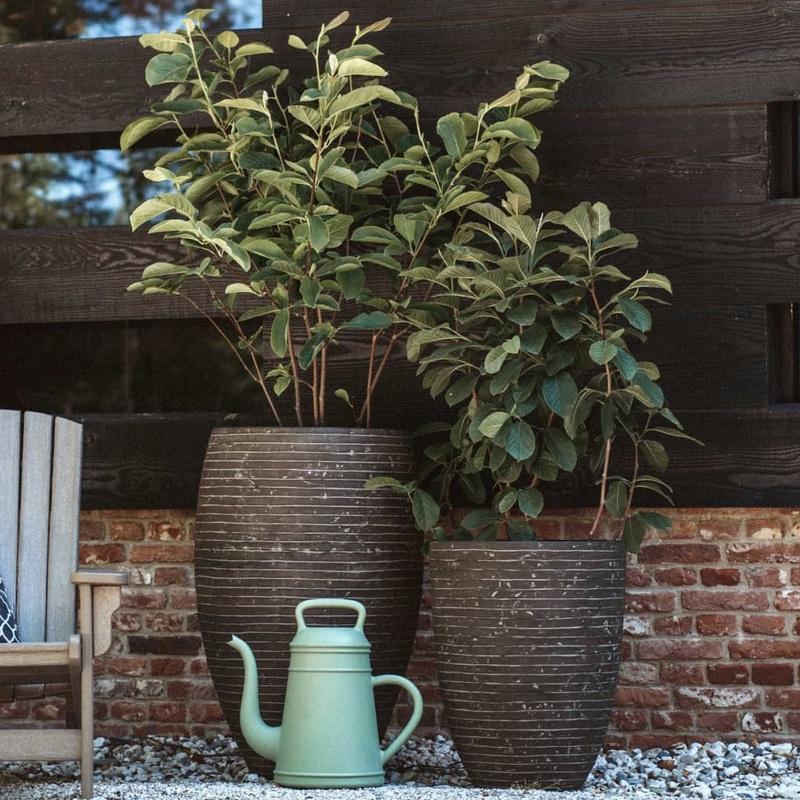 Capi Egg Planter Nature Row 43×41 cm Olive Green