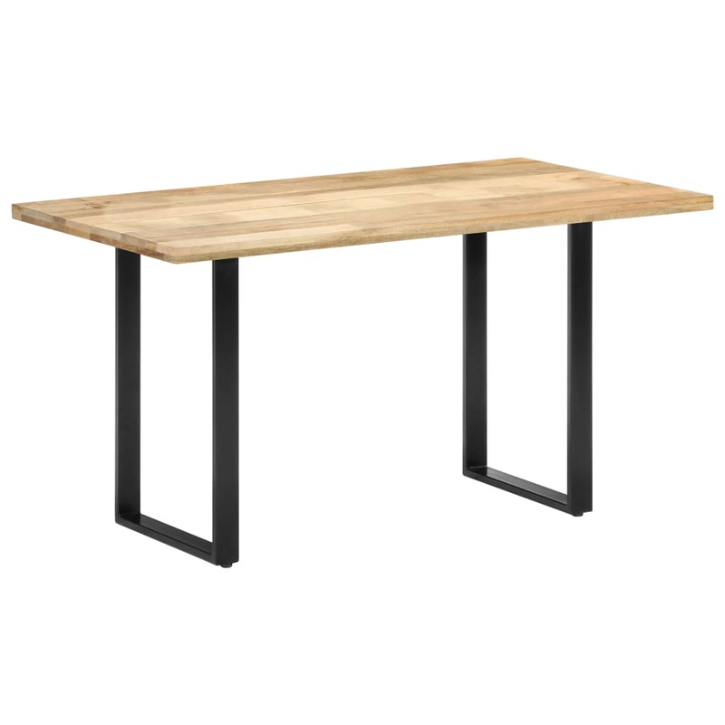 Berkfield Dining Table 140x70x76 cm Solid Mango Wood