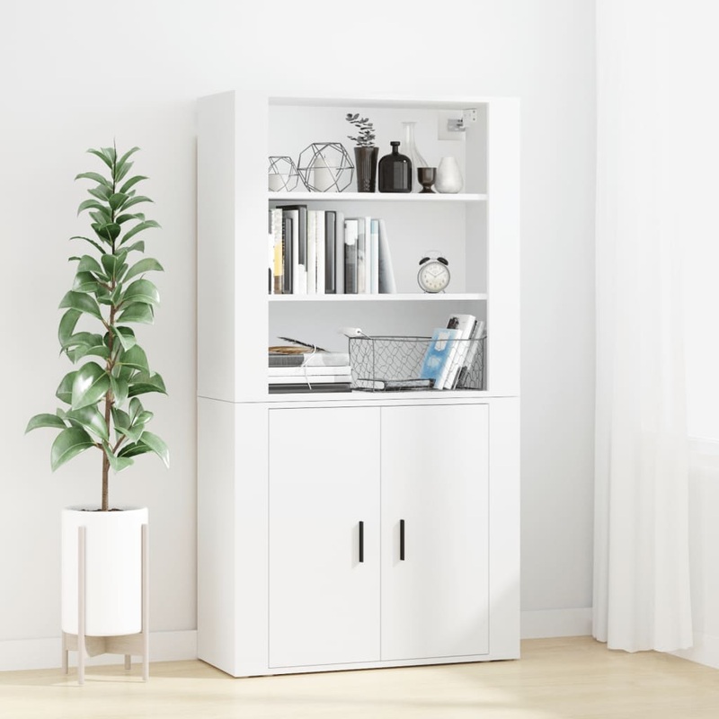 Berkfield Highboard White Engineered Wood