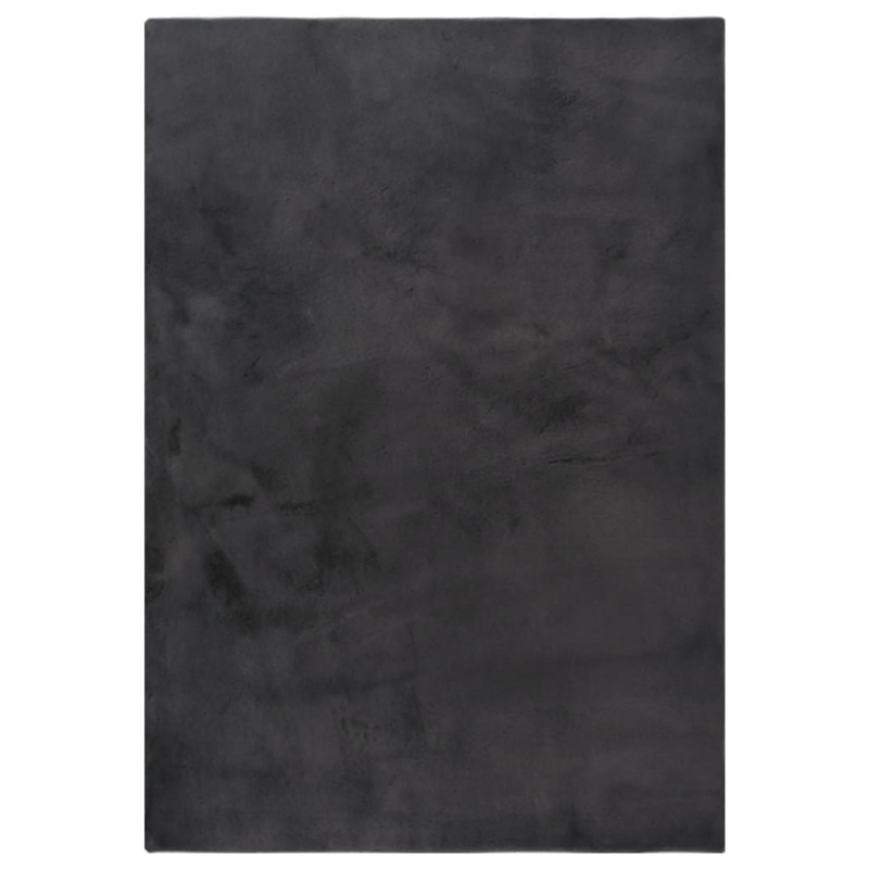 Berkfield Rug Faux Rabbit Pelt 200×300 cm Anthracite