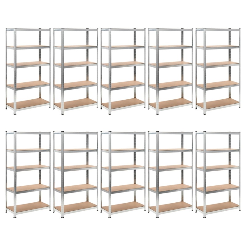 Berkfield Heavy-duty Storage Rack 10 pcs