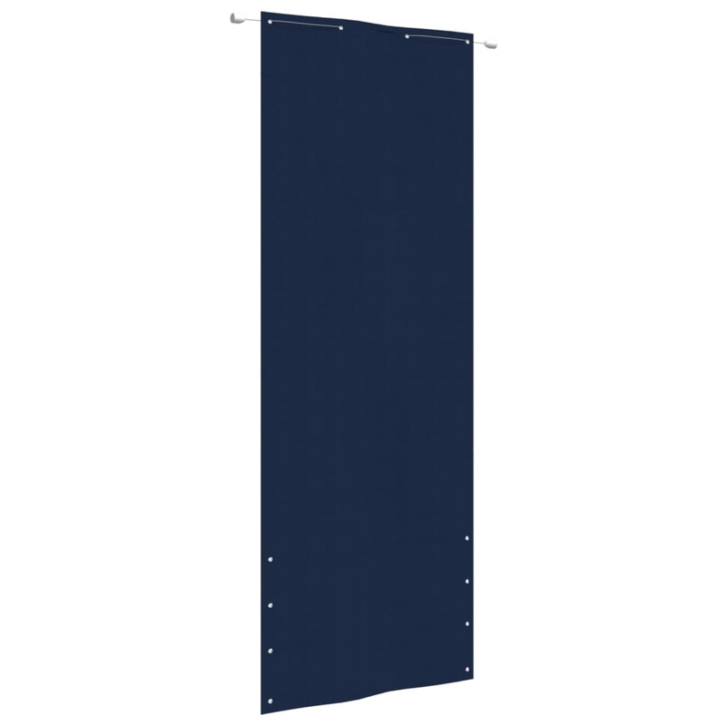 Berkfield Balcony Screen Blue 80×240 cm Oxford Fabric